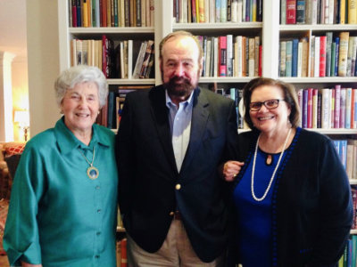 L-R, Joyce Gibson Roach, James Ward Lee, and Frances B. Vick in 2015